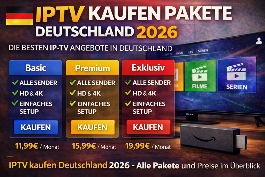 IPTV kaufen Pakete Deutschland 2026