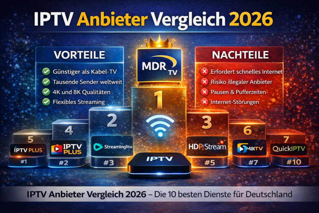 IPTV anbieter Vergleich 2026