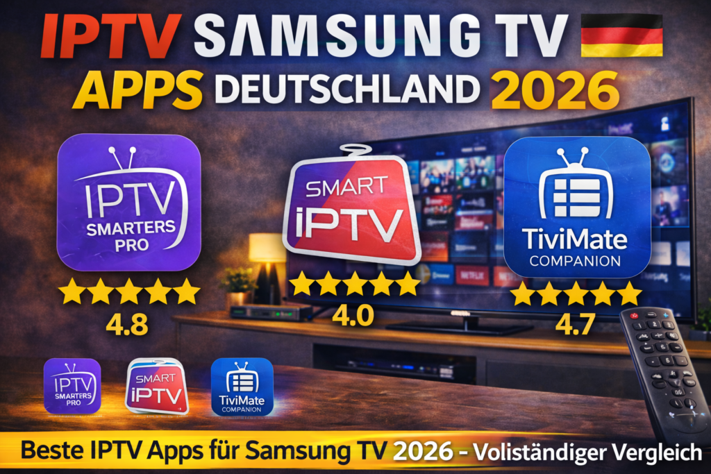 IPTV SAMAUNG TV APPS DEUTSCHLAND 2026
