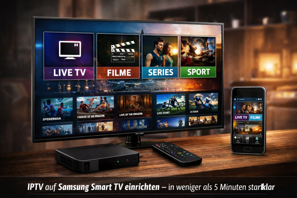 iptv auf samsung tv