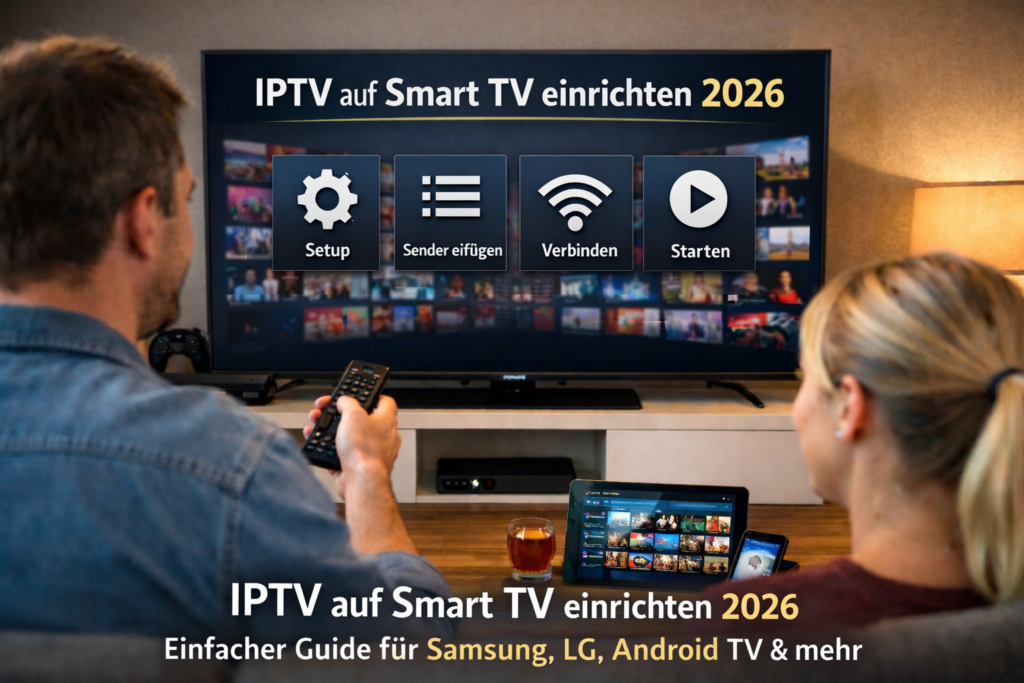 IPTV auf smart tv einichten 2026